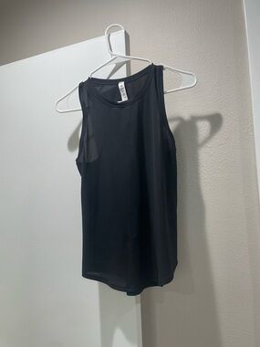 lululemon athletica Black Mesh-Back Performance Tank
